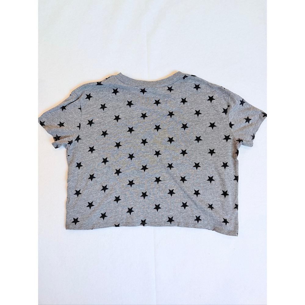 Alternative Apparel Florida Gators Tee Women Large Gray Star Print Cropped Top - Picture 5 of 8